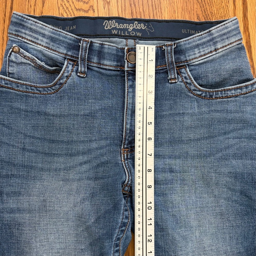 Wrangler Willow 30x32 Classic Straight Leg Jeans - Dark Blue - Picture 5 of 9